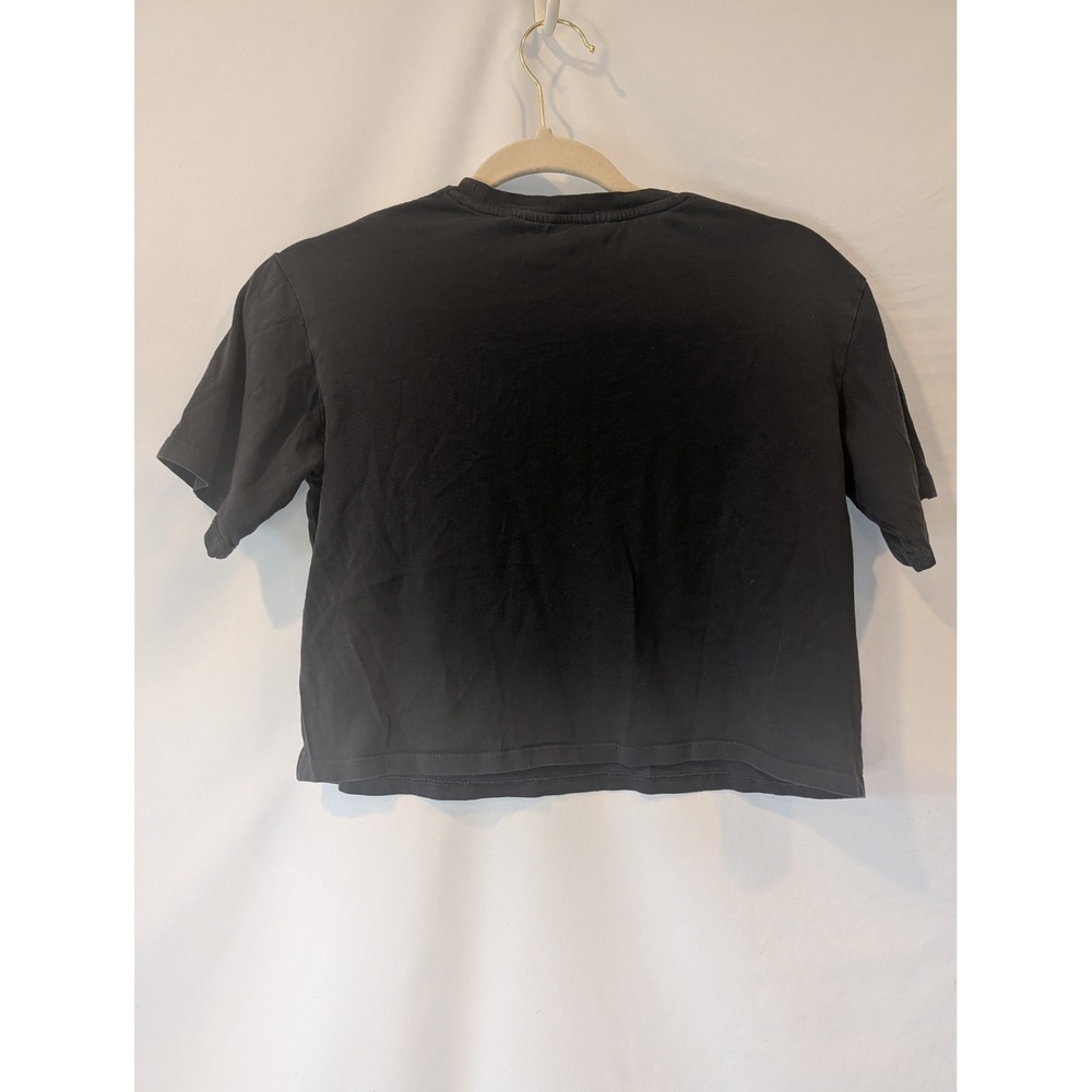 HM Stranger Things Netflix Graphic Tee Black Pink Orange Kids Size 12/14 - Picture 3 of 3
